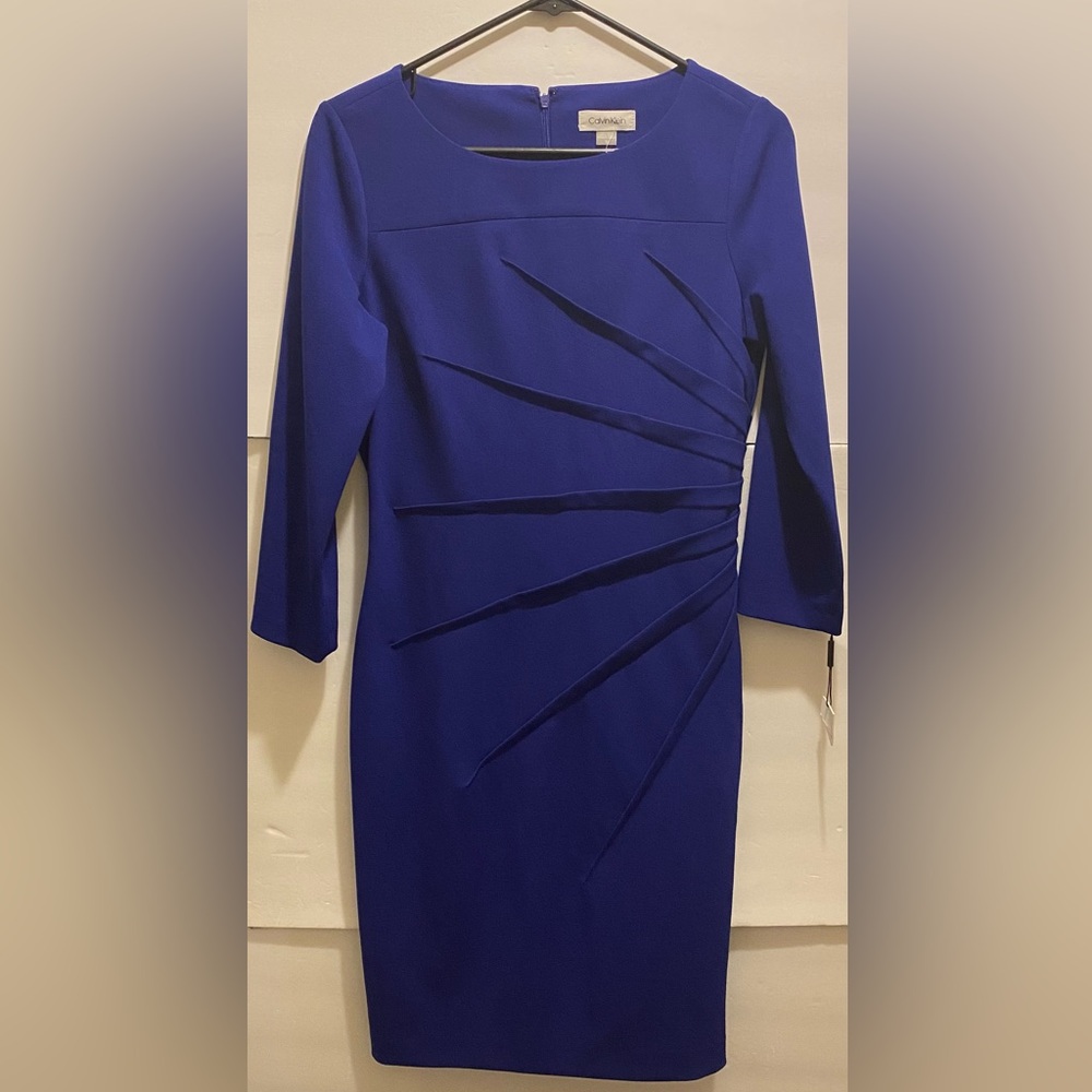 Calvin Klein Cobalt Blue Long Sleeve Dress 🩵💙